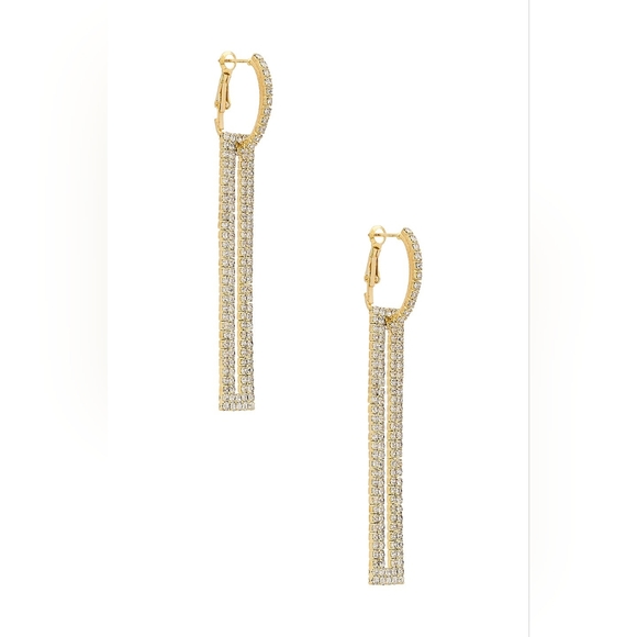 REVOLVE Jewelry - Amber Sceats Crystal Bar Earrings